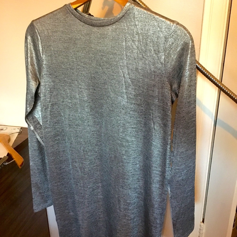 Festive Silver Cheap Monday Minidress